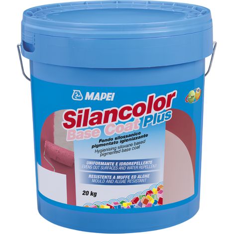 Mapei silancolor base coat plus fondo silossanico 20kg (1/5)