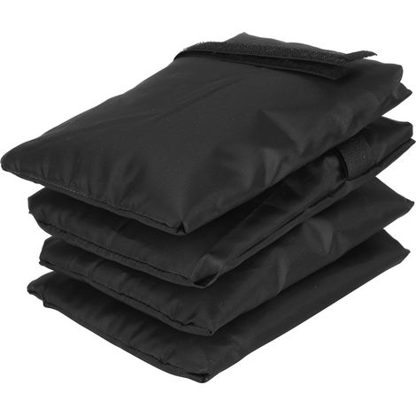 Lot de 4 protections pour robinet extérieur, manchons isolants antigel et isolants pour tuyaux, noir. (1/5)