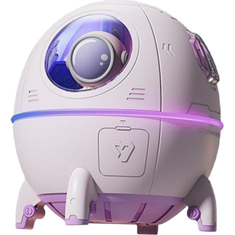 USB Spaceship Humidifier with Colorful Night Light, 220 ml (1/5)