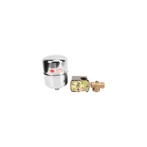 Pompe à eau pressostat réservoir en acier inoxydable cuivre clapet anti-retour 4 voies contrôleur auto-amorçant 110-230V (1/5)
