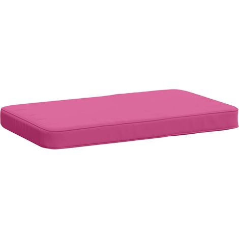 1-teiliges Bankkissen VUGHT 100 % Polyester Rosa 60 x 40 x 5 cm vidaXL