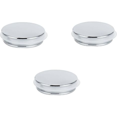 Bouchon De Vidange - Cuivre Et Chrome - Diamètre 38 mm - Pour Lavabo Et Baignoire - 3 Pièces (1/5)
