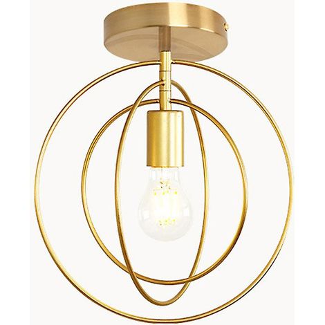 Plafonnier moderne LED, lampe de salon, luminaire décoratif moderne, lampe de plafond en métal pour couloir, bar, cuisine, salle à manger R (1/4)