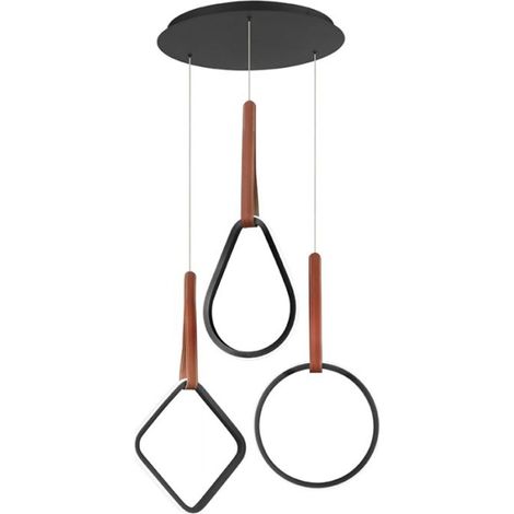 Suspension LED dimmable design moderne Regoli Mix (1/3)