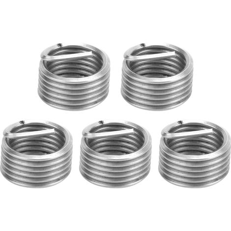 Lot de 5 inserts filetés M24x3x1D, manchon de protection de filetage, réparation de pas de vis acier (1/5)