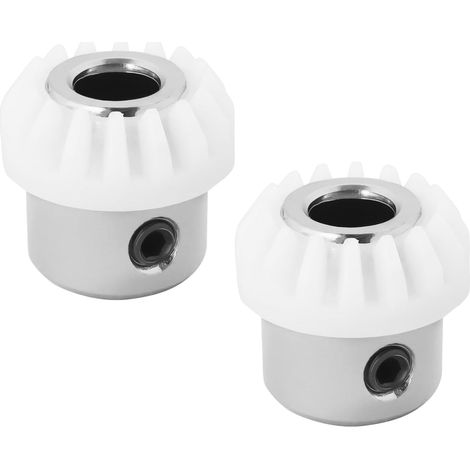 Juego de 2 engranajes cónicos para el eje superior vertical de la máquina de coser. Pieza de repuesto 155819. Compatible con SINGER 247, 413, 416, 418, 457, 466, 476, 477 y 478.