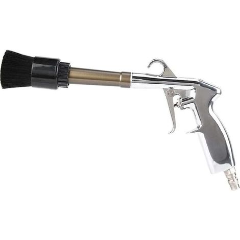 Pistola neumática de limpieza de alta presión, pistola de limpieza para coches, cepillo para bocinas fabricado en aleación de aluminio. (1/4)