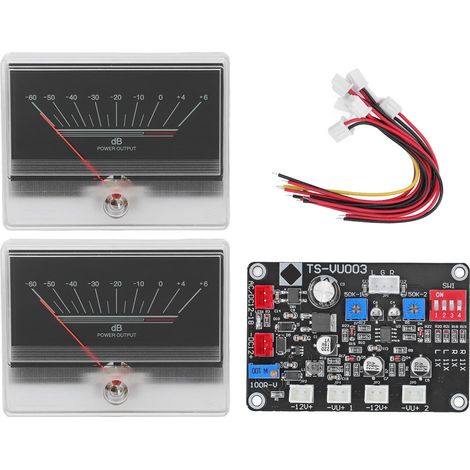 Hochpräzises 960µA VU-Messmodul mit Steuerplatine, dB-Verstärker, Vorverstärker für Röhrenverstärker, Hintergrundbeleuchtung (1/5)