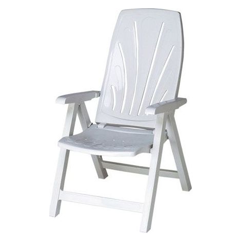 Sillon 4 posiciones blanco 8092092 GARDEN-LIFE