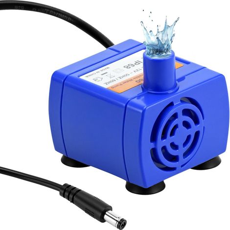 ® Pompe à Eau Électrique Submersible pour Animaux - 12 V c.a. 2 W - Ultra-Silencieux Basse Consommation pour Fontaine à Chat (1/5)