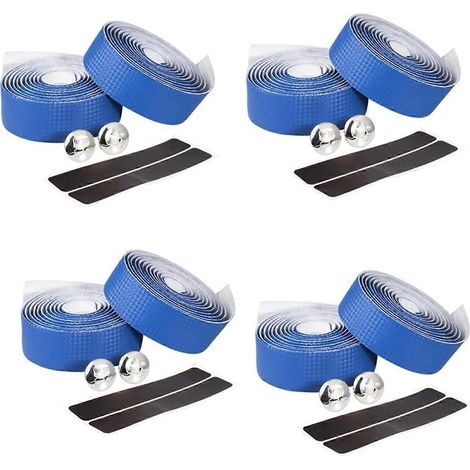 Sangle de guidon bleue pour vélo de route avec absorption des chocs (1/5)