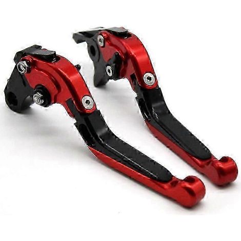 Compatible avec Kawasaki Ninja ZX-14R S Version 2016-2017 ZX14R Accessoires moto Levier de frein et d'embrayage réglable, pliable et extensible (5) (1/5)
