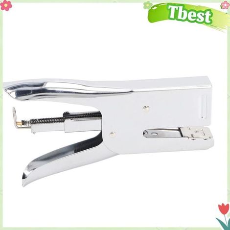 Tbest agrafeuse à pince Agrafeuse de Bureau Agrafeuse à Main Pince Capacité de 50 Feuilles en Acier materiel plastifieuse (1/5)