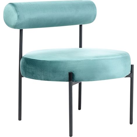 Armchair ALPHA Velvet Turquoise (1/5)