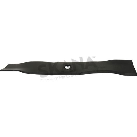 Lama per pacciamatura adattabile per tosaerba 48 Ayp - Electrolux - Husqvarna - Lunghezza: 425mm - Diametro centrale: stella a 5 punte. Sostituisce