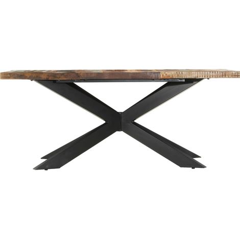Maison Exclusive - Tavolo da Pranzo 180x90x76 cm in Legno Massello di Recupero (1/5)