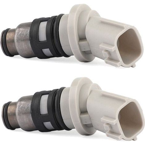 Deux injecteurs de carburant pour March K11 1.0 1.3 hatchback (modèles 1992-2003), références : 16600-41B00 A46-H02 16600-93Y00 (1/5)