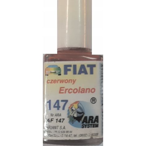 Fiat 147 rosso ercolano peinture voiture réparation rayures 10 ML arasystem (1/5)