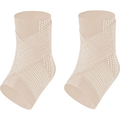 Cheville de sport (bande en silicone améliorée) BeigeXXBeige (1/5)