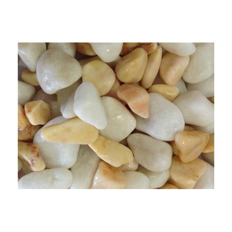 Marbre roulé rose-blanc 20/30 400 Kg- 20x20kgs