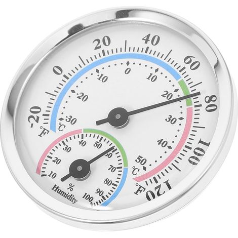 Mini termometro e igrometro per misuratore di umidità domestica, igrometro analogico, igrometro per interni, densimetro, misuratore di umidità, igrometro analogico (1/5)