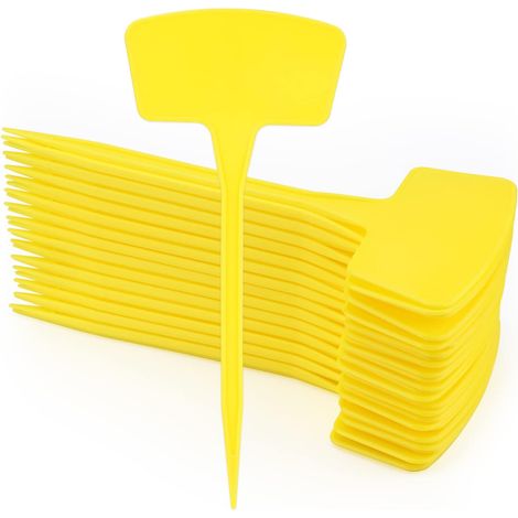 jaune 26.5 cm étiquettes pour plantes potager 30 pièces étiquette jardin exterieur, grand étiquettes plastique pour légume, fleurs, herbes (1/5)