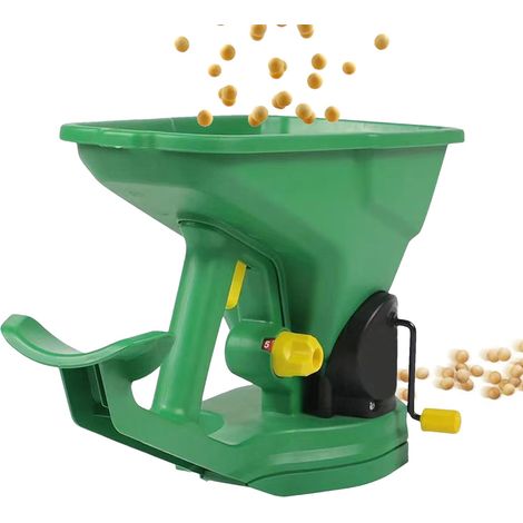 Handgehaltener Rasen Gartengrasstreuer ergonomisch