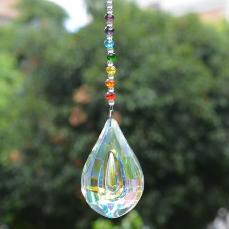 DIY Bunte Kristallkugelperlen-Anhänger-Strang-Dekorationszubehör (50 mm) (1/5)