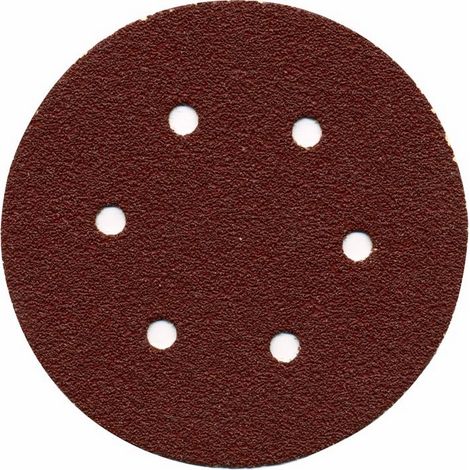 Carta Abrasiva per Levigatrice a Disco Aeg Grana 40  150 mm Cf.25Pz
