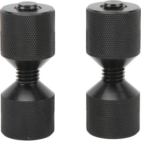 Eosnow Jeu de broches à deux trous, 2 pièces, aligneurs de bride de tuyau en aluminium, broche d'alignement de connexion pour voiture, bateau, grandes machines