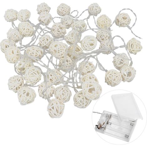 Guirlande lumineuse LED féérique pour chambre, pelouse, jardin, maison, vacances, blanc chaud (1/5)