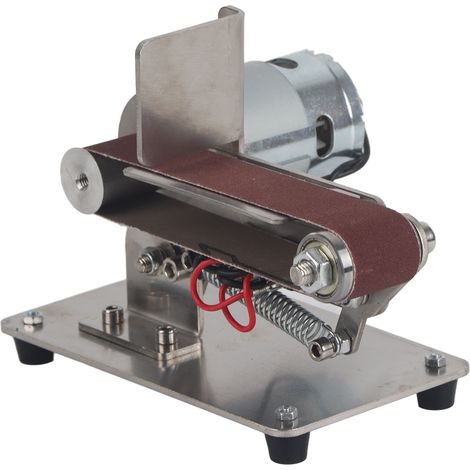 Verstellbarer Mini-Elektrobandschleifer, Schleif- und Poliermaschine, 110–240 V Wechselstrom, Heimwerkerbedarf, EU-Stecker, 895 (200 W) (1/5)