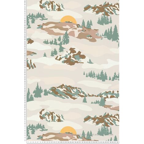 Papier peint Nature Marron Bensimon 3 Lutèce (1/2)