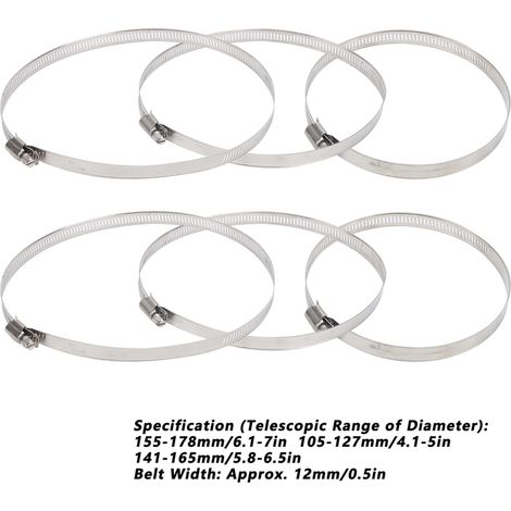 Set mit 15 robusten amerikanischen Schlauchschellen und -klemmen (1/5)