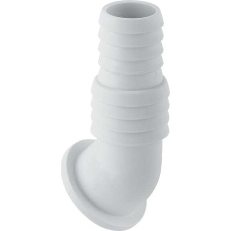 Geberit Winkelschlauchtülle 242691111 für Aufputz-Siphon für Geräte, Kunststoff, weiß (1/5)