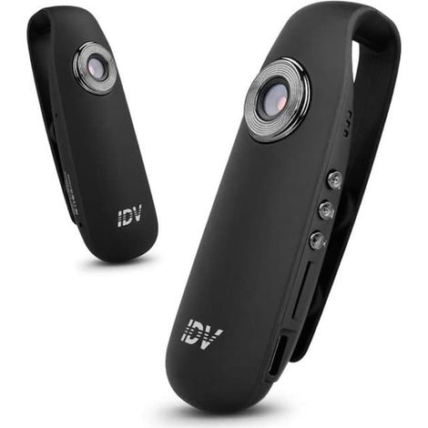 Caméra espion - Mini caméra de surveillance HD, caméra embarquée extérieure pour la police, la moto et les sports mécaniques (1/5)