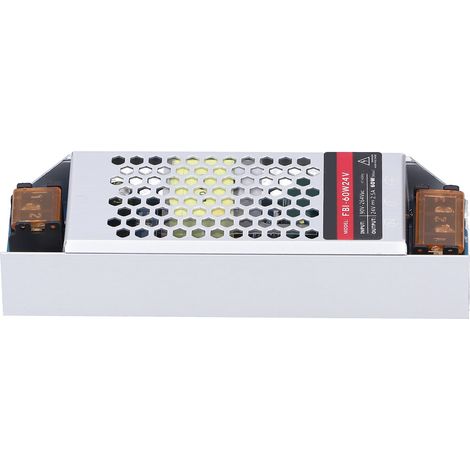 LED-Schaltnetzteil 60W Treiberadapter für lange LED-Streifen der FBI-Serie für den Innenbereich, AC90–264VDC24V (1/5)