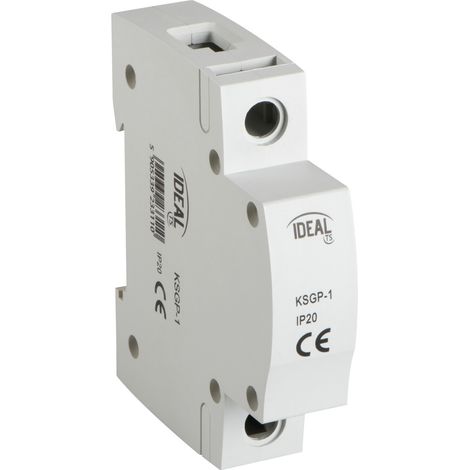 Modulo di riserva 1 modulo - Rail TH35 - Bianco - 17,5 mm - IP20 (1/2)
