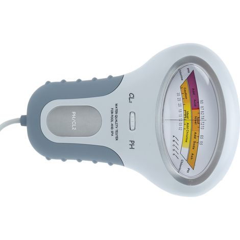 CL2- und pH-Meter, tragbares Gerät zur Prüfung der Schwimmbadwasserqualität (1/5)