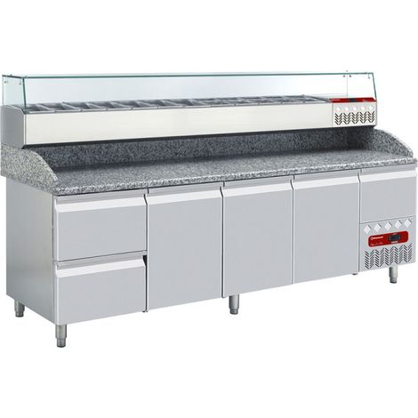 Ensemble table frigo et structure réfrigérée - Diamond (1/5)