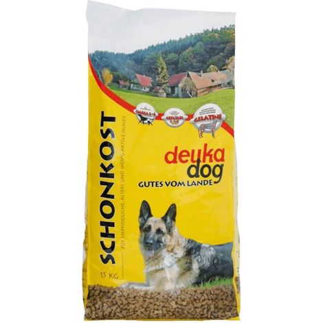 Deuka Dog Schonkost 15 kg Hundefutter Hundenahrung Trockenfutter Vollnahrung