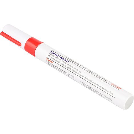 Crayon de voiture Stylo de peinture de pneu Mark Stylos Professionnel étanche(rouge) (1/5)