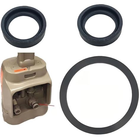 2 Piece 11699 + 1 Piece 11687 Silicone Swimming Pool / Gas Connection Parts to Prevent Leaks with 1A and 2B/C Plugs (3 Pieces) (1/4)
