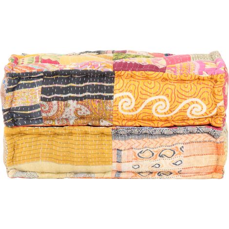 Maison Exclusive - Pouf 60x70x36 cm Patchwork Stoff (1/5)