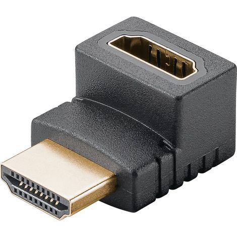 Goobay 65744 adaptador de cable de vídeo HDMI tipo A (Estándar) Negro
