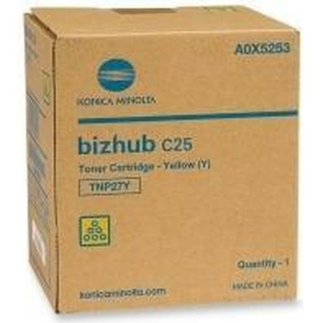 Konica Minolta Toner Bizhub C25, yellow, TNP-27Y, 4500K, A0X5253