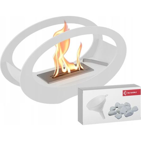 TISCHKAMIN ECHO WEISS  GESCHENKE (1/5)
