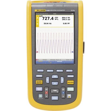 Fluke 125B/EU oscilloscopio digitale nero 40 MHz