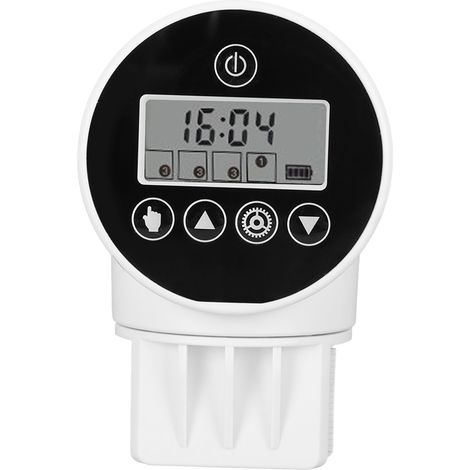 Distributeur automatique de nourriture pour poissons, étanche, réglable, intelligent et silencieux, avec minuterie, idéal pour les vacances et les week-ends. (1/5)