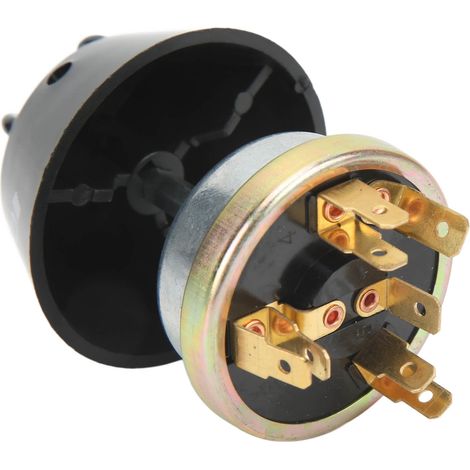 Interrupteur de klaxon et de phares pour tracteur 1668816M1, compatible avec les modèles Massey Ferguson 231, 240, 261 et 282. (1/5)